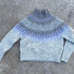 Banana Republic women’s mock turtle neck alpaca sweater.